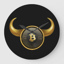 カッコいいBitcoin Bull Market Black