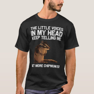 カッコいいChipmunk女男性へ性リス小声Ro Tシャツ