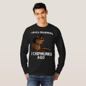 カッコいいChipmunk女男性へ性リス小声Ro Tシャツ (正面フル)