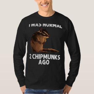 カッコいいChipmunk女男性へ性リス小声Ro Tシャツ