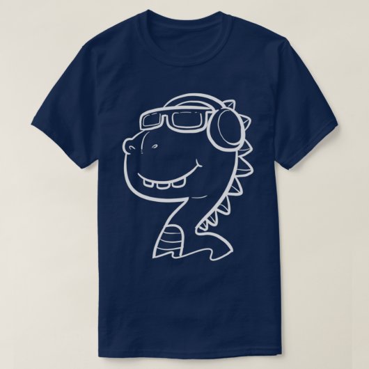 カッコいいDino無気者または冷たい人の贈り物2 Tシャツ (デザイン正面)