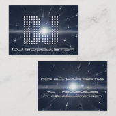 カッコいいDJのspacewarpの名刺 名刺 (正面/裏面)