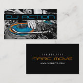 カッコいいDJミュージッククラブエンターテイメント 名刺 (正面/裏面)