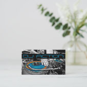 カッコいいDJミュージッククラブエンターテイメント 名刺 (スタンド正面)