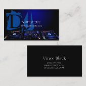 カッコいいDJ、音楽、クラブ、名刺 名刺 (正面/裏面)
