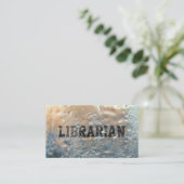 カッコいいIce凍ってい Librarian名刺 名刺 (スタンド正面)