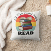 カッコいいKids読 Book Readerおもしろい Bookworm クッション (ブランケット)