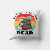 カッコいいKids読 Book Readerおもしろい Bookworm クッション (裏面)
