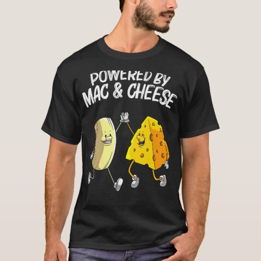 カッコいいMac&チ男性へーズ女子チェイ焼いたマカール Tシャツ (正面)