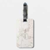 カッコいいMarbleテクスチャ、モノグラムパーソナライズされた- ラゲッジタグ (裏面縦)