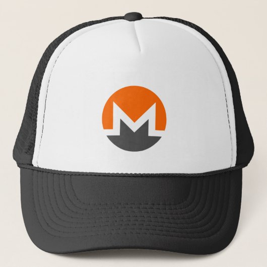 カッコいいMonero Cryptocurrencyコイン記号 キャップ (正面)