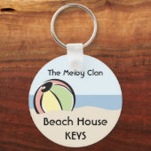 'カッコいいNビーチボカラフルール キーホルダー (正面)