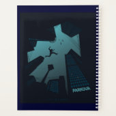 カッコいいPARKOURグラフィッ10代のクス建物ルーフジャンプ プランナー手帳 (裏面)