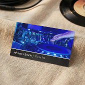 カッコいいPremium Metal -ターンテーブルスクラッチMusic Dj 名刺