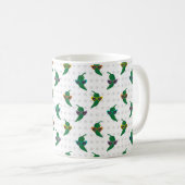 カッコいいShades Green Chile Pattern コーヒーマグカップ (正面右)
