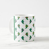 カッコいいShades Green Chile Pattern コーヒーマグカップ (正面左)