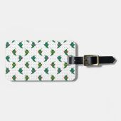 カッコいいShades Green Chile Pattern ラゲッジタグ (正面横)