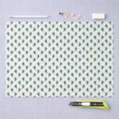 カッコいいShades Green Chile Pattern 薄葉紙 (クラフト)