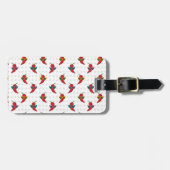 カッコいいShades Red Chile Pattern ラゲッジタグ (正面横)