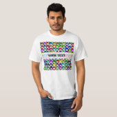 カッコいいSMILING顔グループ+テキスト Tシャツ (正面フル)