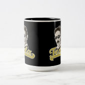 カッコいいTeslaとShades Mag ツートーンマグカップ (中央)