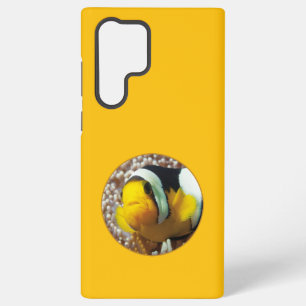 カッコウクマノミ - 迫力のクローズアップ!ラウンドフォトグラフィックデザイン SAMSUNG GALAXY S22 ULTRAケース