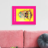 カッコウ時計より良いのか？ラップされたキャンバス。 キャンバスプリント (インサイチュ (リビング))