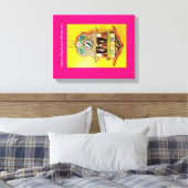 カッコウ時計より良いのか？ラップされたキャンバス。 キャンバスプリント (インサイチュ (寝室))