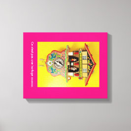 カッコウ時計より良いのか？ラップされたキャンバス。 キャンバスプリント