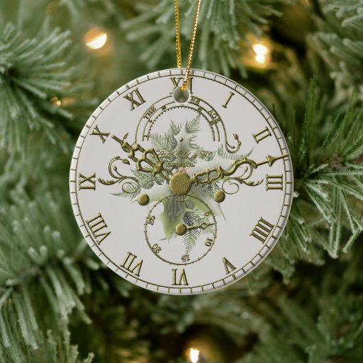 カッコクロック顔 セラミックオーナメント (ツリー)