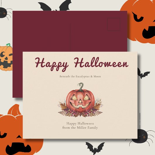 カッコーコア・ハロウィン・パンプキン ポストカード