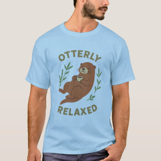 カッコ可愛いラッコTシャツ - Otterly Relaxed Tシャツ