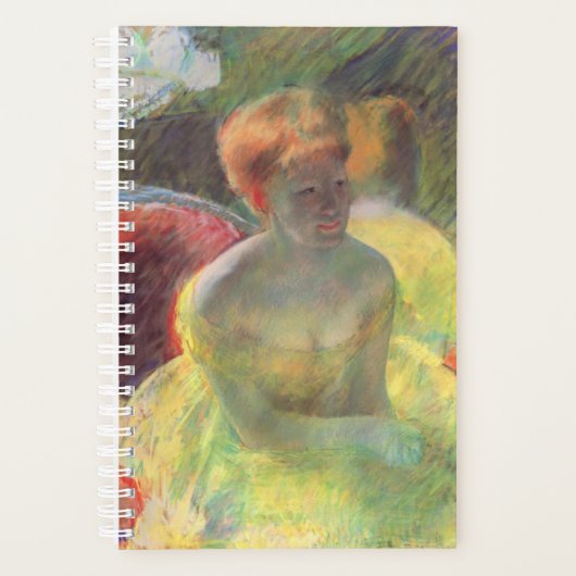 カッサットのリディアが腕に寄り掛かって プランナー手帳 (正面)