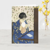 カッサットの手紙 カード (黄色い花)