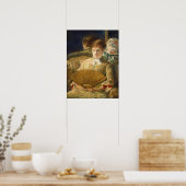 カッサット – ファン付き女性 ポスター (キッチン)