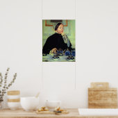 カッサット – レディーアットティーテーブル1885 ポスター (キッチン)