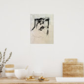 カッサット – 肘掛け椅子にひざまずく ポスター (キッチン)