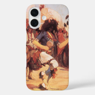 カッシディ作のビンテージナティブアメリカンズバッファローダンサー iPhone 16ケース