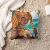 カッシャアットザビーチ クッション (ブランケット)