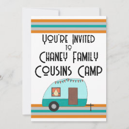 カッシンズキャンプレトロカンパー 招待状