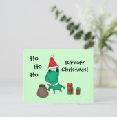 カッシーのかわいいクリスマスカエル シーズンポストカード (スタンド正面)