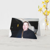 カッシーの誕生日カード カード (黄色い花)