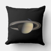 カッシーニが捉えた太陽光に照らされた土星のガス巨大惑星 クッション (正面)