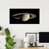 カッシーニが撮影した土星のモザイク画像 ポスター (ホームオフィス)