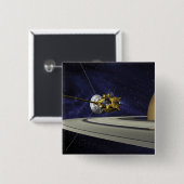 カッシーニのアーティストの概念 缶バッジ (正面&裏面)