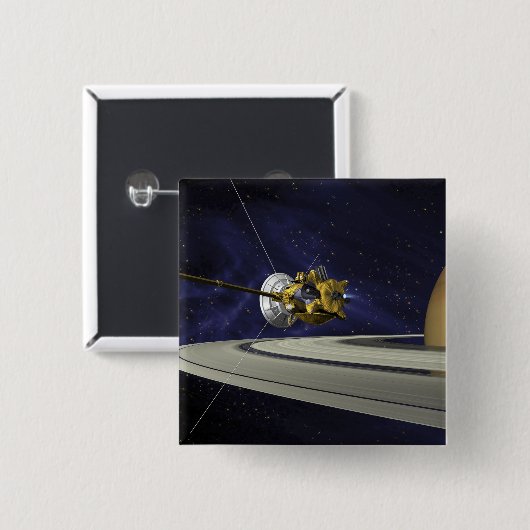 カッシーニのアーティストの概念 缶バッジ (正面&裏面)