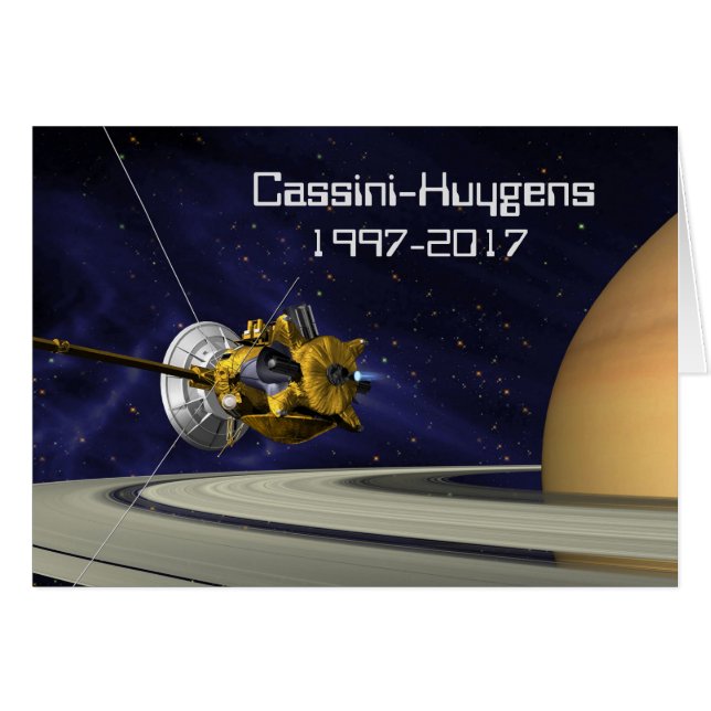 カッシーニホイヘンス土星探査機 (正面横)