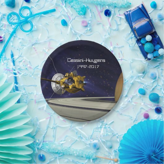 カッシーニホイヘンス土星探査機 ペーパープレート (パーティー)