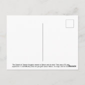 カッシーニホイヘンス土星探査機 ポストカード (裏面)