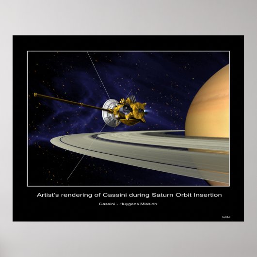 カッシーニミッション – PIA03883 ポスター (正面)